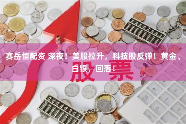 赛岳恒配资 深夜！美股拉升，科技股反弹！黄金、白银，回落！